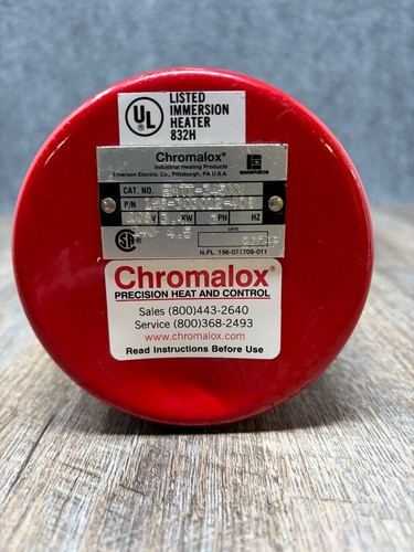 New chromalox immersion heater - new,